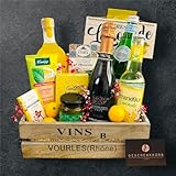 Hello Limoncello | Ideal als Geschenk | Für viele Anlässe, z,B. Geburtstag, Jubiliäum, Geschenk | Der ideale Sommerkorb