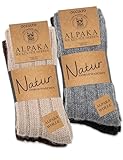 Occulto Herren Alpaka Socken 4er Pack (Modell: Sol) Mix 39-42