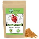 Alpi Nature Hagebuttenpulver 500g, Hagebuttenmehl ,Hagebutten getrocknet und gemahlen, Hagebutten Pulver