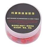 PerGar Karpfen-Angelköder-Boilies, 30 Stück 10/12 Mm, Aromatische Angel-Weichköder, Angelköder, Künstliche Schwimmende Kugelperlen, Futterspender, Pop-Up-Weichpellets,