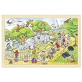 Goki 57808 - Einlegepuzzle - Zoobesuch