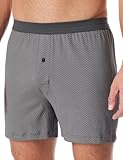 Schiesser Herren Comfort Fit Boxershorts, anthrazit_180718, XXL