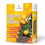 LERAVA® Zitrusdünger 4,7kg – Dünger Zitruspflanzen für kräftiges Wachstum und größere Früchter – Bio Dünger für optimale Nährstoffversorgung - Organisch Mineralischer Dünger für Zitronenbaum