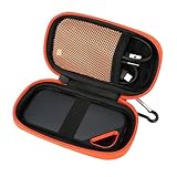 Hart Etui für Sandisk Extreme PRO/Sandisk Extreme Portable SSD External SSD 128 GB 500 GB 1 TB 2 TB schützende Aufbewahrungs-Reisetasche Tasche Hülle (Orange)