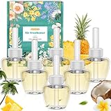 SCENTORINI Duftölflakon Nachfüller, Kompatibel Mit Air Wick und Glade Duftstecker, 6 x 19 ML, Hawaii Duft, Raumduft Lufterfrischer, Raum Duftöl