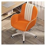Bürostuhl Moderner Samt mit Armlehnen Niedlicher Drehstuhl für den Schminktisch für das Schlafzimmer 360° drehbarer Schreibtischstuhl Stilvoller gepolsterter Wannenstuhl für Zuhause &