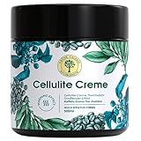 GRÜNE VALERIE® Cellulite Creme - Thermoaktive Creme - XXL 500ml - Straffende Körper Creme/Gel mit Koffein, Guarana, Powerformel x 10 sehr beliebt bei Orangenhaut und Cellulite