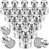Starke Neodym Magnete Extra Stark - 18 Stück Mini Magnet für Kühlschrank, Magnettafel, Kegelmagnete, Stecktafel, Pinnwand - Kleine Magnete für Whiteboard, Büro, Metall