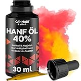 Cannаbi Relief Hanf Öl 40% | 30ML | Komplettes Profil 12000 mg Tropfen | 750 Hochkonzentrierte Tropfen | 0% THC | Niederländische Legendäre Qualität - Vegan