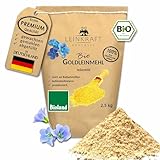 2,5 kg BIOLAND Leinsamenmehl GOLD | aus 100% deutscher, goldener Leinsaat | Bio Goldleinmehl frisch gemahlen. Vegan. Low Carb & Keto geeignet. Protein- & Ballaststoffreich. Regional.