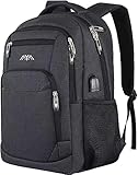 Rucksack Herren, Schulrucksack Jungen Teenager Laptop Rucksack Schule Daypacks für Arbeit Wandern Reisen Camping für 15.6 Zoll Laptop