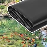 Schwarz HDPE Teichfolie 3x1m 4x3.0m 9x4m Vorgeformte Teichfolien UV-Beständig Dichtungsfolie Einfach En Installieren 0.12mm Dicke Teichplane für Wasserfall Teich und Fischteiche ( Größe : 4x3.0m )