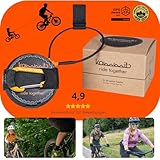 kommit Bike Fahrrad Zugsystem Fuer Kinder und Erwachsene. Sekundenschnelle Montage. Abschleppseil Fahrrad, E-Bike, Mountainbike, E-MTB und Joggen