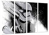 Wandbild - Star Wars, Darth Vader Army Helm, 131 x 62 cm, Holzdruck - XXL Format - Kunstdruck, ref.26641