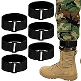 LXUEJIE 6 Stück Hosenklammer Fahrrad, Elastisches Hosenband Fahrrad Einstellbar Gummiband Hosenklammer Hosenschutz Für Radfahren Wandern Outdoor Aktivitäten ﻿