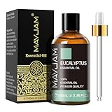 MAYJAM Eukalyptus Ätherisches Öl 100ML, Eukalyptusöl für Diffusor, Luftbefeuchter, DIY, Home，Wardrobes