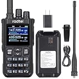 Radtel RT-900 8W Multi-Band Ham Radio Walkie Talkie, 256CH VHF/UHF Zwei-Wege-Radio, Luftband, NOAA, Marine & Flüsse für Outdoor, Notfälle, Luftfahrtkommunikation (Keine-Bluetooth-Version)