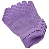 Hoement 2 Paare Atmungsaktive Damen Fünfzehen sportsocken Kurze Baumwollsocken mit Zehentrenner Feuchtigkeitsabsorbierend Hautfreundlich und Blasenverhütend für Laufen und Wandern