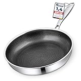 Morleos Keramikpfanne cm | Kratzfeste Wabenpfanne | 5-Schicht - 3mm - kg | Premium Bratpfanne für Induktion | Antihaft, Backofenfest & Spülmaschinenfest | PFAS & PTFE Frei | (Waben, Ø 26 cm)