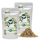 Azafran BIO Holunderblüten, Holunder Blüten gerebelt als Tee, Holunderblütentee 500g