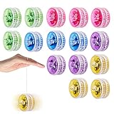 15 Stücke LED Licht YoYo Anfänger JoJo, Kunststoff Responsive Yoyo für Anfänger Kinder, Unterhaltsamer Responsiver Ball für Geburtstag Party Gastgeschenk , (Farbe Zufällig)