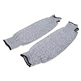 Ldafava 1 Paar 45 cm Armschutzhülle 5 Schutzgrade Schnittfester Sicherheitsarmschutz für den Garten