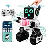 Joellfuner Ferngesteuerter Roboter Spielzeug, Roboter Spielzeug für Kinder, RC-Roboter mit Berührung, APP und Fernsteuerung, Programmierbares, Tanzen, Singen, Sprechen, Geschenk für Kinder
