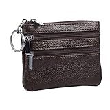 Aboofan Damen-Geldbörse, aus Leder, Geldbörse, Geldbörse, mit Schlüsselring, Mini Money Poch Bag RFID Credit Card Holder für Geburtstag, Valentinstag, Jahrestag, Party