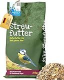 Futterbauer 25kg Winterstreufutter für Vögel, Premium Wildvogelfutter für den Winter, Energiereiches Streufutter für Wildvögel
