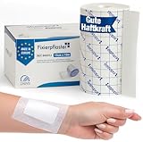 Fixierpflaster Rolle 10cm x 10m – hautfreundliches Wundpflaster & Rollenpflaster, atmungsaktiv, wasserabweisend, latexfrei, Fixierpflaster Rolle, Pflaster Rolle für Verbandfixierung (10CM x 10M)