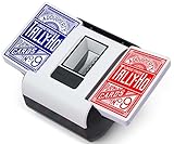 OBLITZON Automatischer Kartenmischer Elektrische Kartenmischmaschine für 1-2 Decks One-Press Auto & Manueller Modus Wiederaufladbar mit 2000mAh Geräuscharm