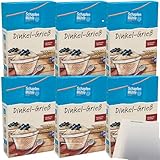 usy Bundle für Schapfenmühle Dinkel Grieß 6er Pack (6x500g Packung) + usy Block