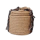 Natürliches Juteseil 8 mm – strapazierfähige Schnur für Gartenarbeit, Binden, Camping und Dekoration – für Kunsthandwerk, Basteln und Geschenkverpackungen