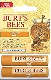 Burt's Bees 100 % natürlicher, feuchtigkeitsspendender Lippenbalsam, Honig mit Bienenwachs im günstigen 2er-Pack, 2 Tuben in Blister-Box, 8.5 g