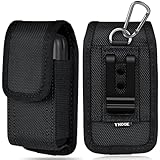 ykooe Klapp Handytasche Gürtel mit Gürtelclip für Nokia 2660, 2720, Tokvia T201,T221,T288, KleinUleway, Doro, Panasonic, Qubo, Ukuu, Ushining.