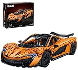 Technik Auto für Maclaren P1, 1:10 Groß Auto Modellbausatz, 3617 Teile Klemmbausteine Auto MOC Set, Kompatibel mit McLaren P1 Technik, CADA C61513W