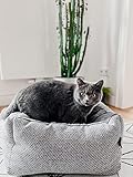 Lebon - Celine Plus - Katzenbett/Hundebett - Orthopädisch - Deluxe Kuschelweich - Made IN EU