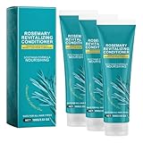 Bio Rosmarin Revitalising Conditioner,Naturkosmetik Haarpflege Spülung mit Jojobaöl,Mehr Volumen & Eine gesunde Kopfhaut,Haarspülung ohne Silikone & Sulfate (3PCS)