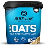 Bodylab24 Pure Oats / 100% natürliche Haferflocken fein gemahlen/ausgezeichneter Kohlenhydratlieferant/unterstützt ein langes Sättigungsgefühl/ohne künstliche Zusätze/leckerer feiner Geschmack