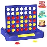 Pup Go 4 Gewinnt Groß, Vier Gewinnt Spiel Reisespiel - 6 Ersatzchips enthalten, 4 in Einer Reihe, Strategiespiel für Kinder ab 3 4 5 6 7 8 + Jahren und Erwachsene