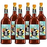 KATLENBURGER - Alc. Ice Tea Pfirsich | Sommerlicher, leicht alkoholischer Longdrink mit Kohlensäure und fruchtigem Pfirsich Geschmack. Inhalt: 6x 1l mit 4,5% vol.