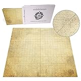 Summoning Dungeon Grid Board| UNENTBHRLICHES Rollenspiele – Kriegsspiele - Brettspiele Accesorie | KOMPATIBEL mit D&D, Pathfinder und Warhammer | DOPPELSEITIG, WIEDERVERWENDBAR, LANGLEBIG, FALTBAR