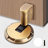 2025 Neu Magnetischer Türstopper, Türstopper Boden Selbstklebend Schwer Türhalter Tür Stopper ohne Bohren Höhenverstellbarer Türpuffer Wandschutz Türfeststeller mit Klebeband Door Stopper (#03)