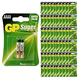 Premium Batteries GP AAAA Batterie 25A Super Alkaline MN2500 E96 LR61 - EXP 11-23 (160 Batterien - Großhandel)