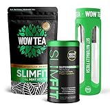 WOW TEA: SlimFit SuperGreen (SlimFit SuperGreen + Mint SlimFit Tee + Teeflasche)