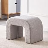 Polsterhocker mit Stauraum, moderne Akzentmöbel für Wohnzimmer, Schlafzimmer und Eingangsbereich