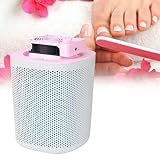 FußStaubsauger Mit Wiederverwendbaren Filtern, Leistungsstarker Nagelstaubsauger, 40 W, Nagelstaubsauger, Nagelstaubsauger, 3-Stufige Smart-Steuerung,Pink