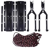 GALPADA 1Satz Fahrrad Deckenlift mit Pulley System Tragkraft Wandmontage für Optimale Raumnutzung Sicherer Verriegelungsmechanismus für Garagen und Wohnräume