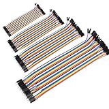 Leloco Dupont Jumper Kabel Set 160PCS, 10/20/30/40cm, Mehrfarbige Jumper Wire mit Dupont Stecker für Arduino, Raspberry Pi & Elektronikprojekte（Männlich zu Female ）