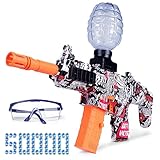 Gel Ball Blasters, Elektrischer Gel Ball Blasters mit 50000 BäLlen und Schutzbrille für Outdoor-Sportarten und Teamspiele für Kinder und Erwachsene, Geschenk für Kinder Ab 8+